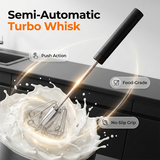 🥚 BUY 2 GET 1 FREE! 🔥Stainless Steel Semi-Automatic Hand Egg Beater – Fast & durable – Perfect for eggs, batter or cream – smooth whisking without effort 🍳
