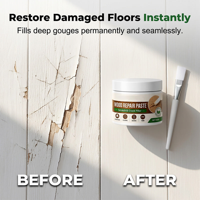 🥳2026 HOT SALE🥳💞50K+ SOLD!🛡️🪑 49% OFF! Furniture & Floor Repair Paste – Works on tables, cabinets & wooden floors. Covers scuffs & peeling. No more ugly scratches! 🏠✅