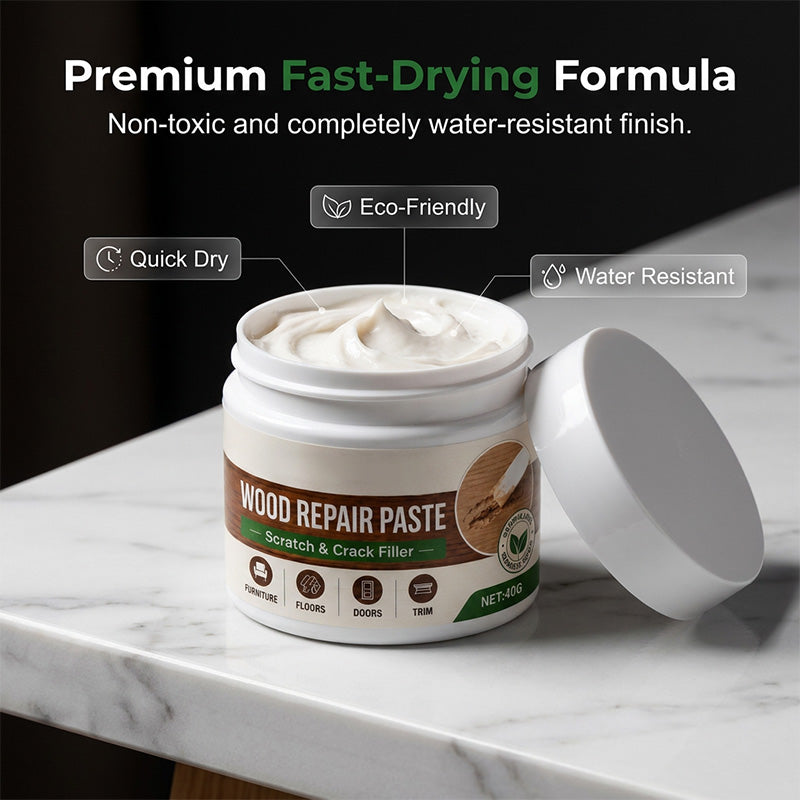 🥳2026 HOT SALE🥳💞50K+ SOLD!🛡️🪑 49% OFF! Furniture & Floor Repair Paste – Works on tables, cabinets & wooden floors. Covers scuffs & peeling. No more ugly scratches! 🏠✅