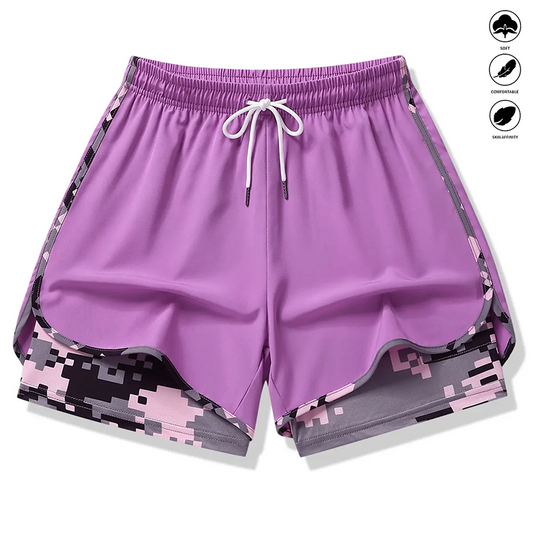 📢📢47% OFF !! ⏰Women's Casual Athletic Shorts with Built-in Liner