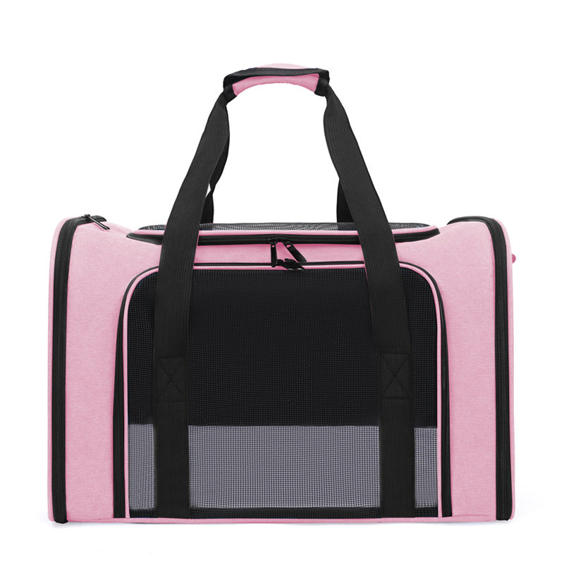 🏆LAST DAY 49% OFF🐾Large Foldable Mesh Cat Carrier Bag