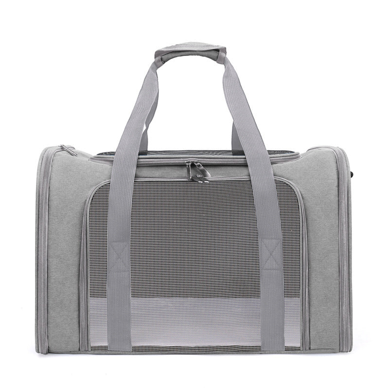 🏆LAST DAY 49% OFF🐾Large Foldable Mesh Cat Carrier Bag