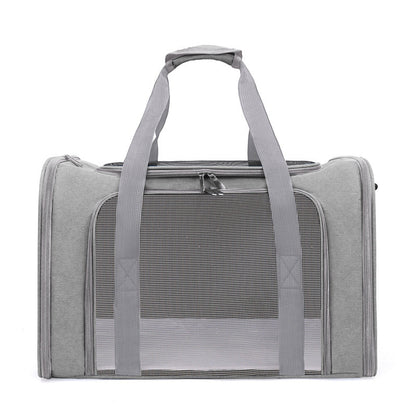 🏆LAST DAY 49% OFF🐾Large Foldable Mesh Cat Carrier Bag