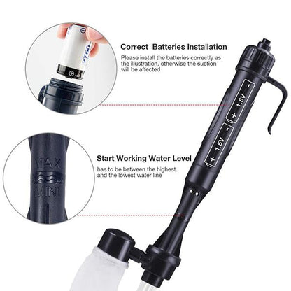 Electric Aquarium Gravel Cleaner✨