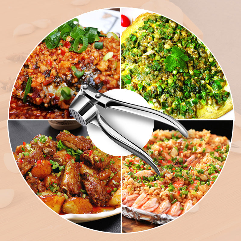 📢📢45% OFF 🥳Garlic Press Masher – Crush Garlic Fast Without Sticky Hands