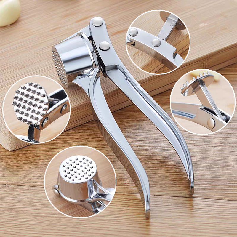 📢📢45% OFF 🥳Garlic Press Masher – Crush Garlic Fast Without Sticky Hands