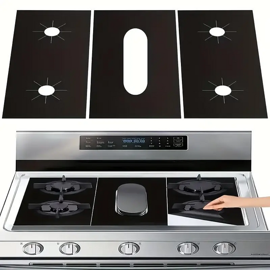 🔥Reusable Gas Stove Burner Protectors – Heat-Resistant to 260°C, Non-Stick, Easy Clean! ✨
