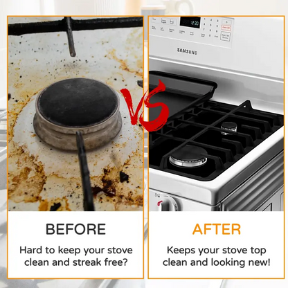🔥Reusable Gas Stove Burner Protectors – Heat-Resistant to 260°C, Non-Stick, Easy Clean! ✨