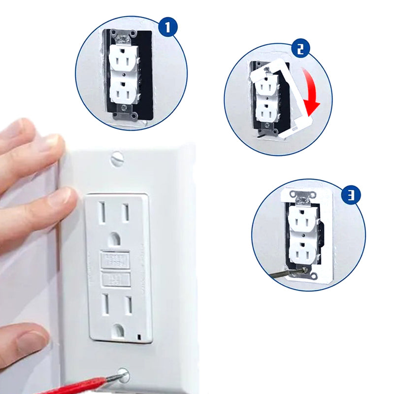 🔌 47% OFF NOW! 🛠️ Wall Plate Spacer – Flush Fit, Precise Alignment & Quick Fix for Uneven Boxes 🏠