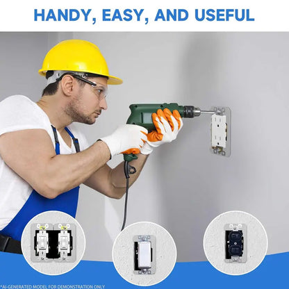 🔌 47% OFF NOW! 🛠️ Wall Plate Spacer – Flush Fit, Precise Alignment & Quick Fix for Uneven Boxes 🏠