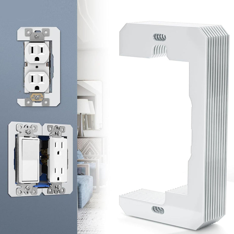 🔌 47% OFF NOW! 🛠️ Wall Plate Spacer – Flush Fit, Precise Alignment & Quick Fix for Uneven Boxes 🏠