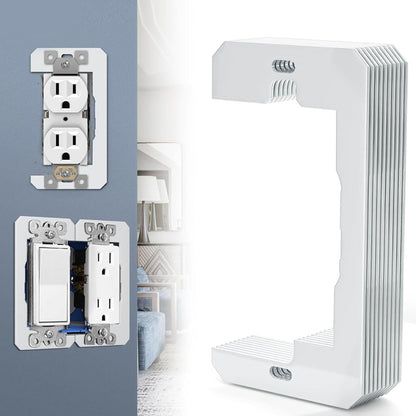 🔌 47% OFF NOW! 🛠️ Wall Plate Spacer – Flush Fit, Precise Alignment & Quick Fix for Uneven Boxes 🏠