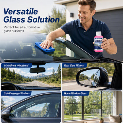 🔥Buy 2 Get 1 Free🔥 Car Glass Oil Film Remover Windshield Cleaner🚗