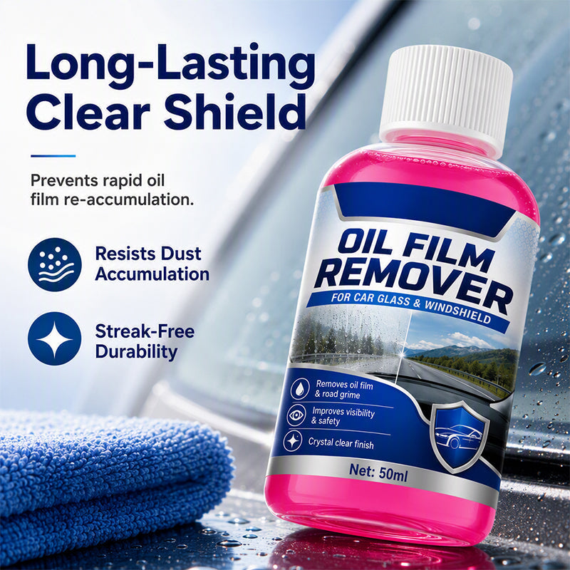 🔥Buy 2 Get 1 Free🔥 Car Glass Oil Film Remover Windshield Cleaner🚗