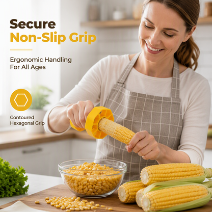 🌽🔥 Portable Manual Corn Stripper Tool for Kitchen and Outdoors – Strip Fresh Kernels in Seconds, No Electricity Needed! 🏕️✨