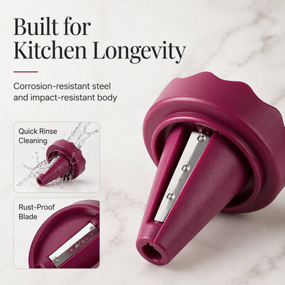 ⏳Manual Vegetable Spiralizer and Curler for Rose Flower Carving