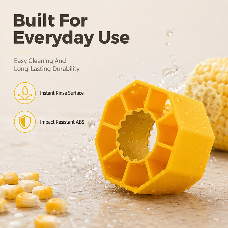 🌽🔥 Portable Manual Corn Stripper Tool for Kitchen and Outdoors – Strip Fresh Kernels in Seconds, No Electricity Needed! 🏕️✨
