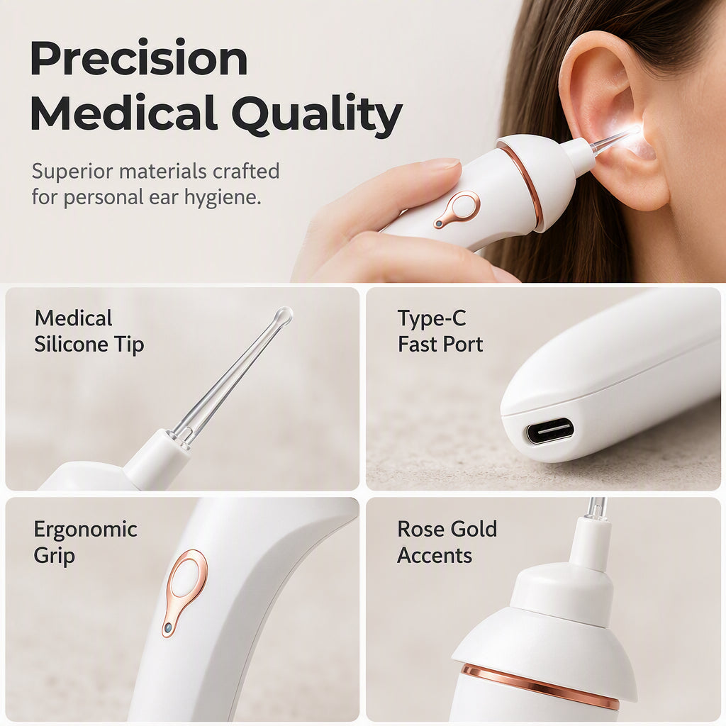 🔥HOT SALE 49% OFF🎁Electric Earwax Cleaner with LED Light