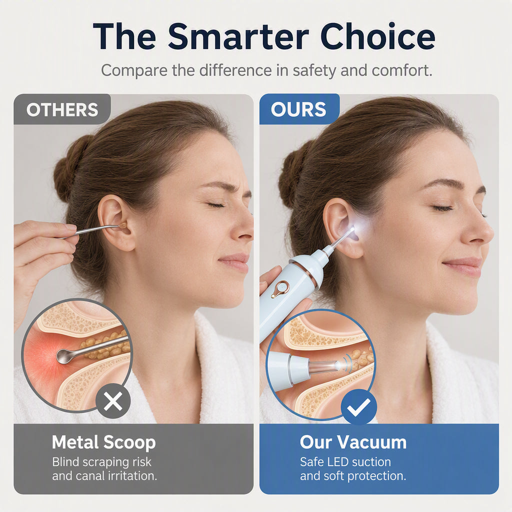 🔥HOT SALE 49% OFF🎁Electric Earwax Cleaner with LED Light