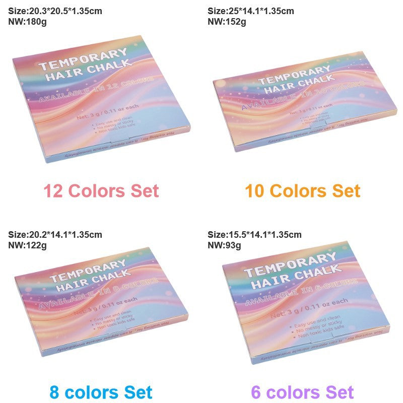📢📢48% OFF !! ⏰Temporary Hair Chalk Set for Girls