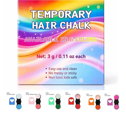 📢📢48% OFF !! ⏰Temporary Hair Chalk Set for Girls