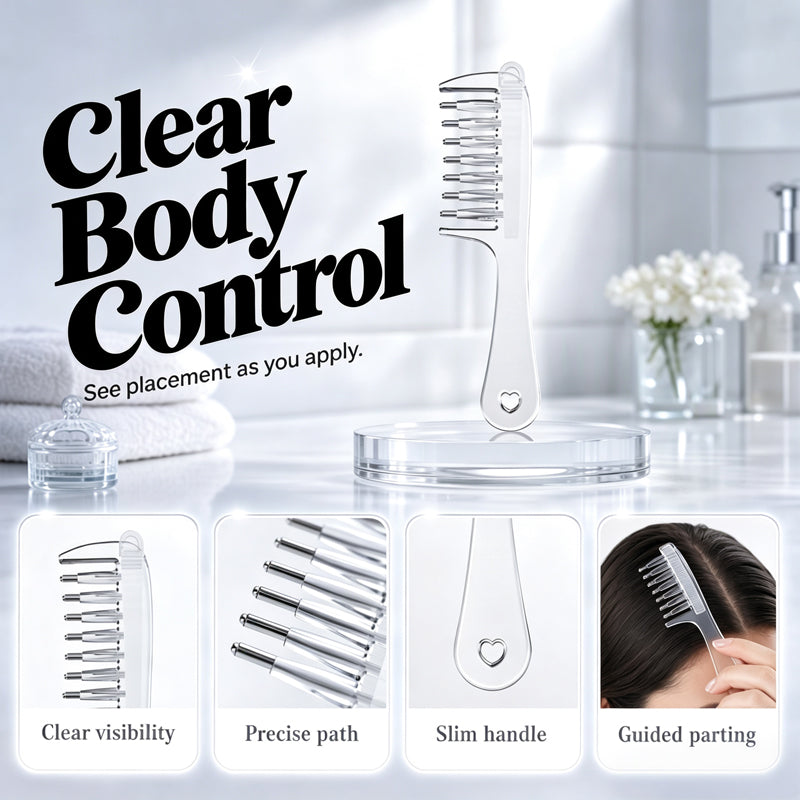🪥 48% OFF NOW! 💆 Scalp Applicator Comb Tool – Precision tips, gentle massage & easy use – Perfect for serums, oils & scalp care ✨
