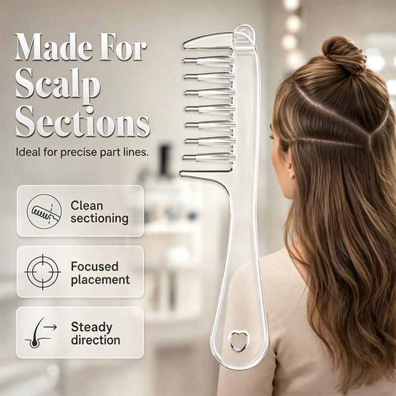 🪥 48% OFF NOW! 💆 Scalp Applicator Comb Tool – Precision tips, gentle massage & easy use – Perfect for serums, oils & scalp care ✨
