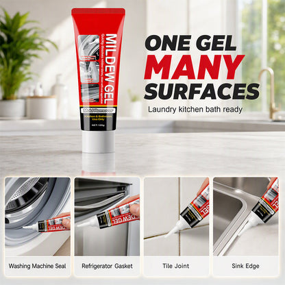 🥳2026 HOT SALE🥳💞50K+ SOLD! 🧽✨ 49% OFF! Powerful Mold Stain Remover Gel – No scrubbing! Just apply, wait & wipe. Thick gel clings to tile, grout & seals – removes mildew & dark stains effortlessly! 🛁💪