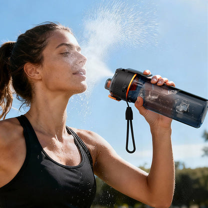 📢📢49% OFF !! ⏰Outdoor Sports Water Bottle with Spray Mist