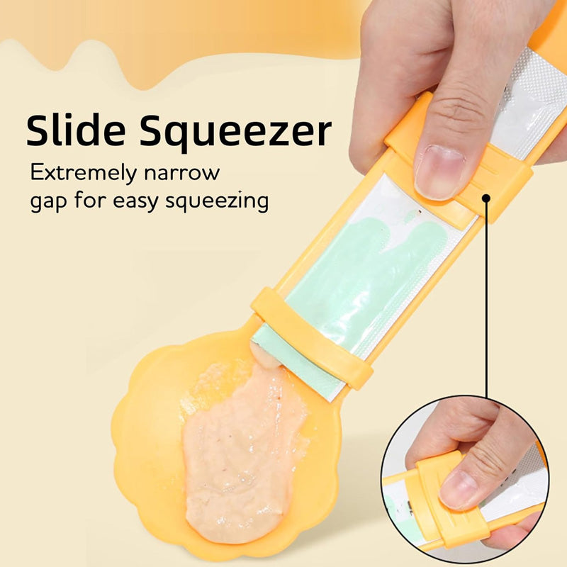 🥳HOT SALE🥳💞50K+ SOLD! Cat Feeder Spoon! BPA-free, one-hand squeeze & wide spoon. Clean feeding – grab yours! ✅