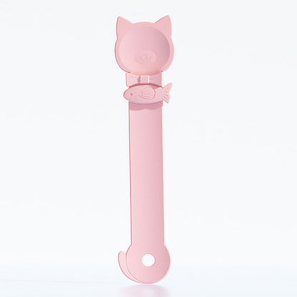 🥳HOT SALE🥳💞50K+ SOLD! Cat Feeder Spoon! BPA-free, one-hand squeeze & wide spoon. Clean feeding – grab yours! ✅