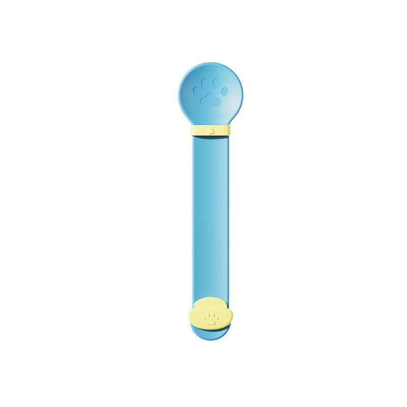 🥳HOT SALE🥳💞50K+ SOLD! Cat Feeder Spoon! BPA-free, one-hand squeeze & wide spoon. Clean feeding – grab yours! ✅