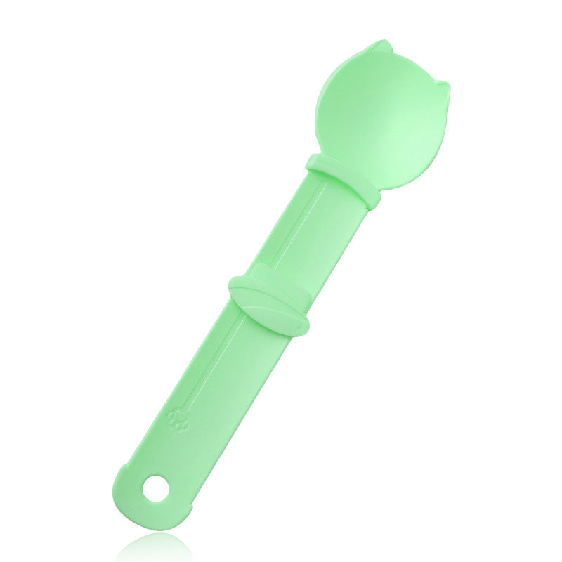 🥳HOT SALE🥳💞50K+ SOLD! Cat Feeder Spoon! BPA-free, one-hand squeeze & wide spoon. Clean feeding – grab yours! ✅