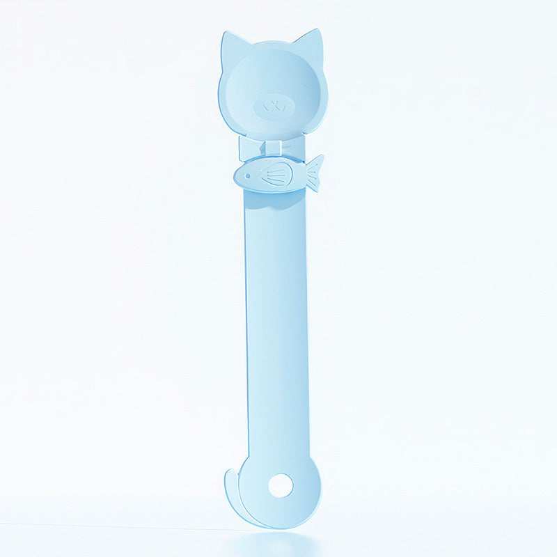 🥳HOT SALE🥳💞50K+ SOLD! Cat Feeder Spoon! BPA-free, one-hand squeeze & wide spoon. Clean feeding – grab yours! ✅