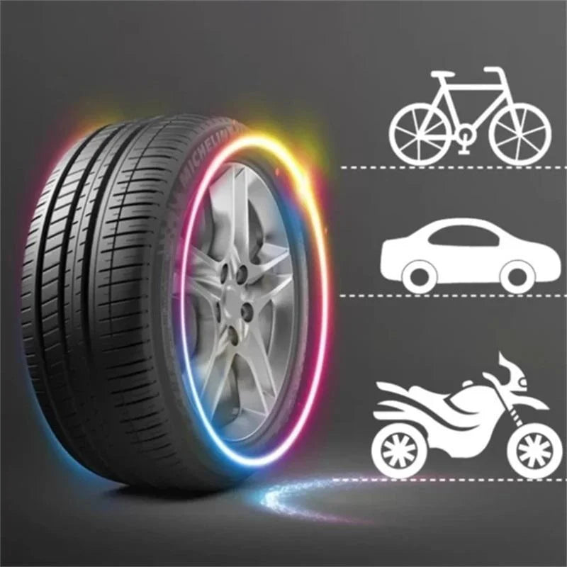 🚴 Turn Heads & Stay Safe – Weatherproof LED Tyre Lights with Long Battery Life.
