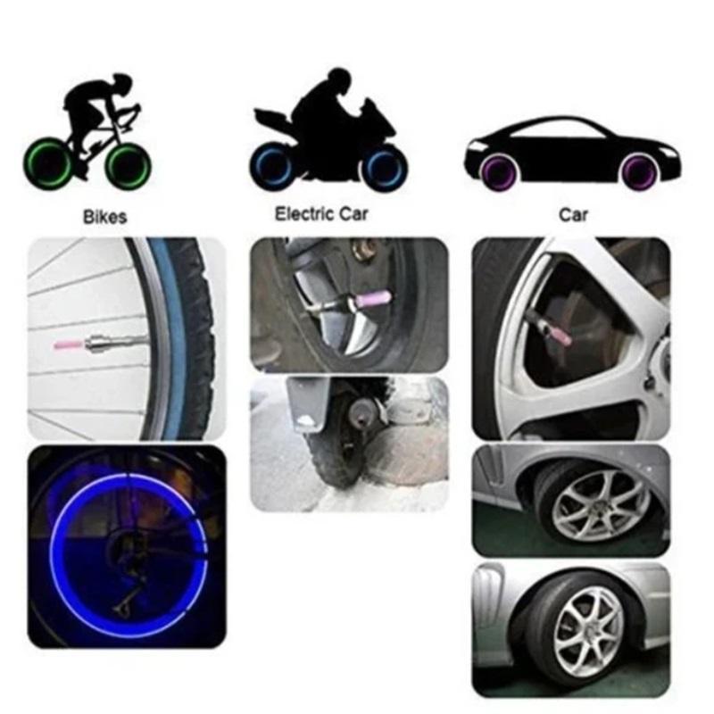 🚴 Turn Heads & Stay Safe – Weatherproof LED Tyre Lights with Long Battery Life.
