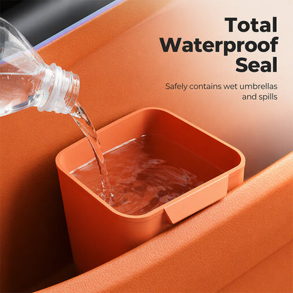 🚗48% OFF NOW! Silicone Car Door Organizer Bin, Waterproof Universal Car Door Side Storage Holder, Liquid‑Silicone Car Interior Caddy for Umbrella, Trash, Small Accessories