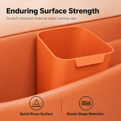 🚗48% OFF NOW! Silicone Car Door Organizer Bin, Waterproof Universal Car Door Side Storage Holder, Liquid‑Silicone Car Interior Caddy for Umbrella, Trash, Small Accessories
