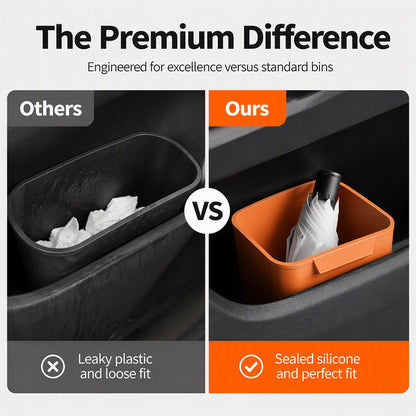 🚗48% OFF NOW! Silicone Car Door Organizer Bin, Waterproof Universal Car Door Side Storage Holder, Liquid‑Silicone Car Interior Caddy for Umbrella, Trash, Small Accessories