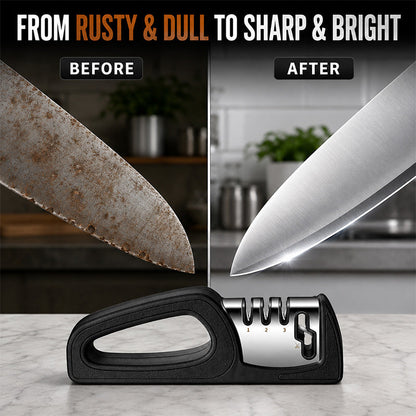 4-in-1 Multi-Stage Kitchen Knife Sharpener