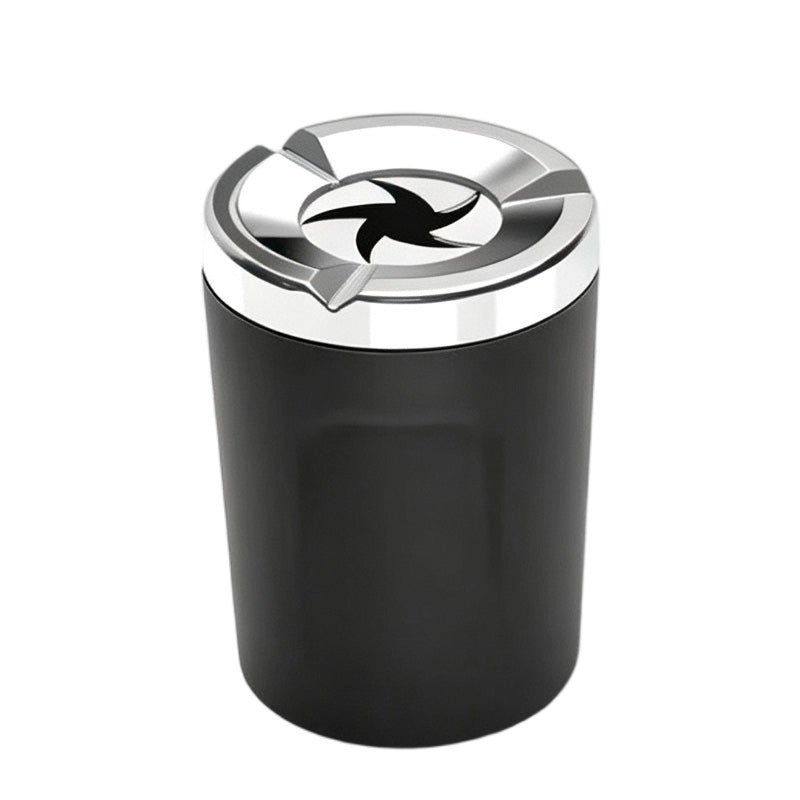 🚗49% OFF NOW! Rotating Car Ashtray with Ceramic Inner Liner, Mechanical Airtight Lid Car Cup‑Holder Ashtray, Universal Fit Smokeless Ash Container for Vehicle Interior