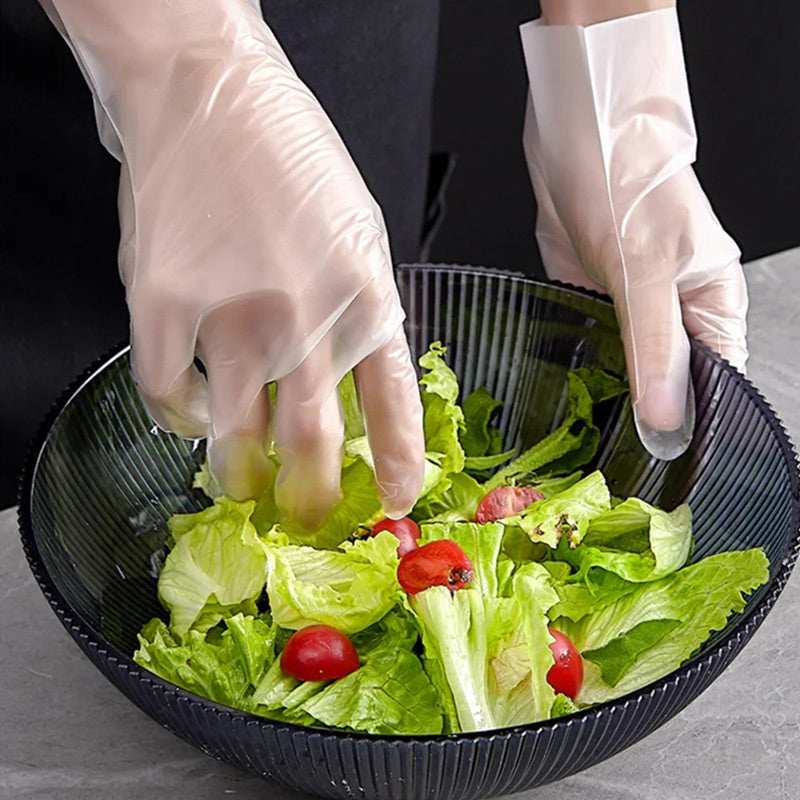 🎁2026 New Arrivals 49% OFF💥Food Grade Transparent Thickened Gloves – Durable, puncture-resistant & hygienic – Perfect for food prep, cleaning & cooking ✨