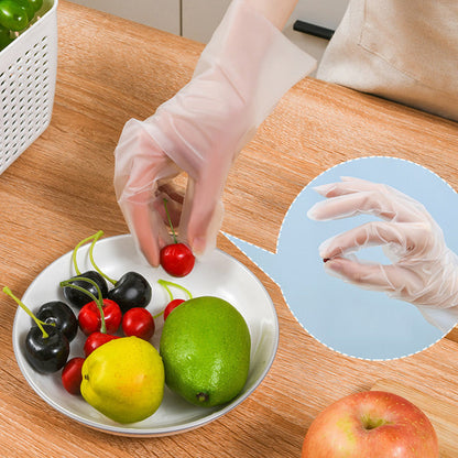 🎁2026 New Arrivals 49% OFF💥Food Grade Transparent Thickened Gloves – Durable, puncture-resistant & hygienic – Perfect for food prep, cleaning & cooking ✨