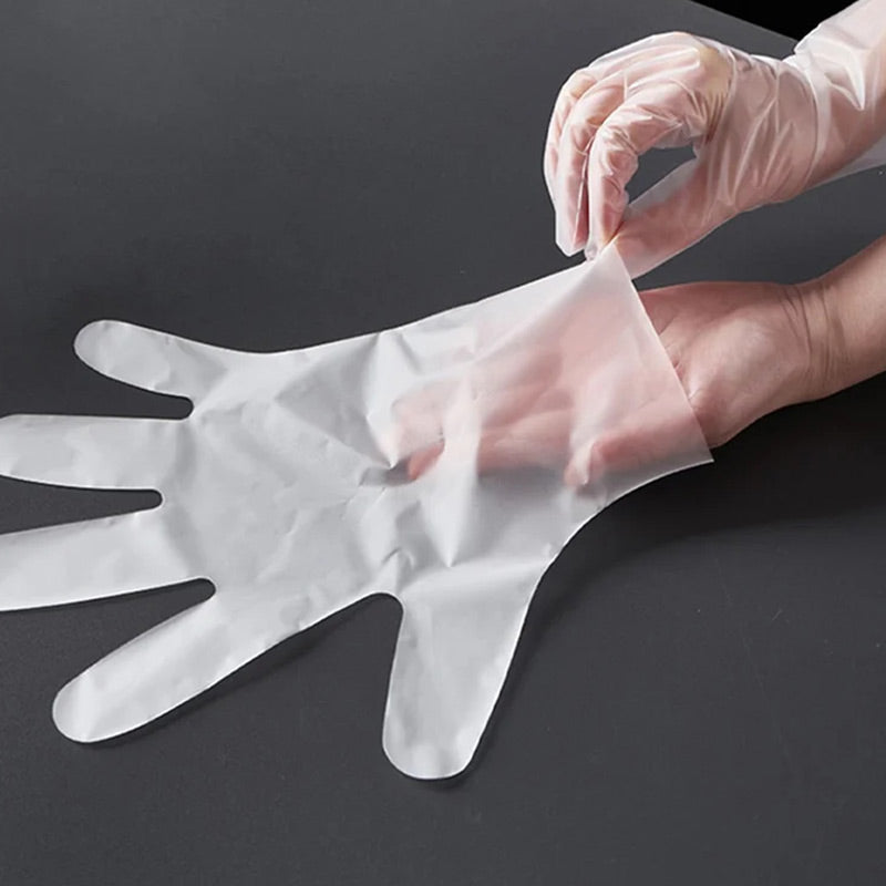 🎁2026 New Arrivals 49% OFF💥Food Grade Transparent Thickened Gloves – Durable, puncture-resistant & hygienic – Perfect for food prep, cleaning & cooking ✨