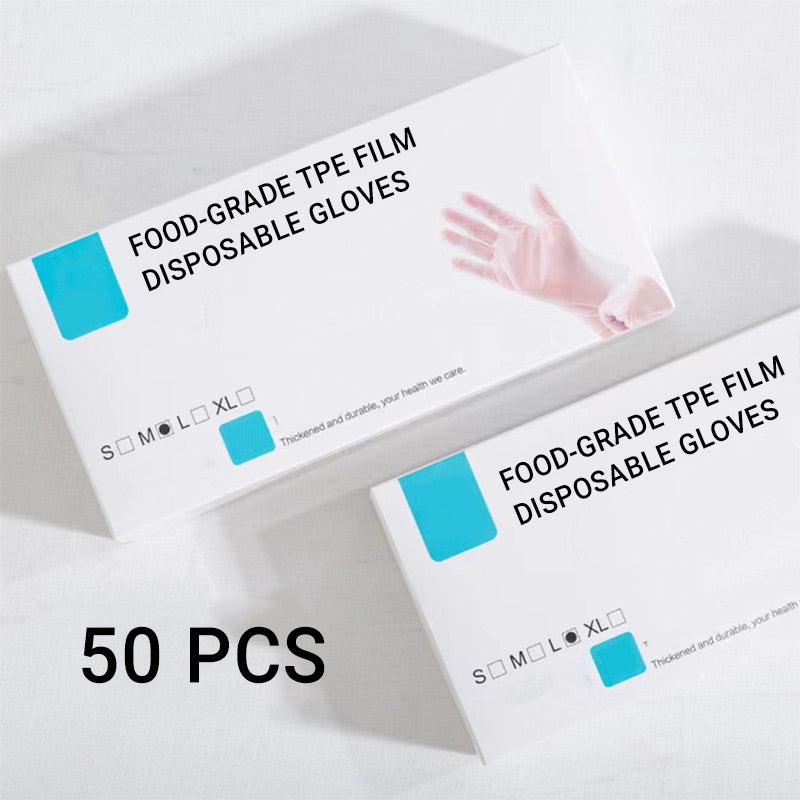 🎁2026 New Arrivals 49% OFF💥Food Grade Transparent Thickened Gloves – Durable, puncture-resistant & hygienic – Perfect for food prep, cleaning & cooking ✨