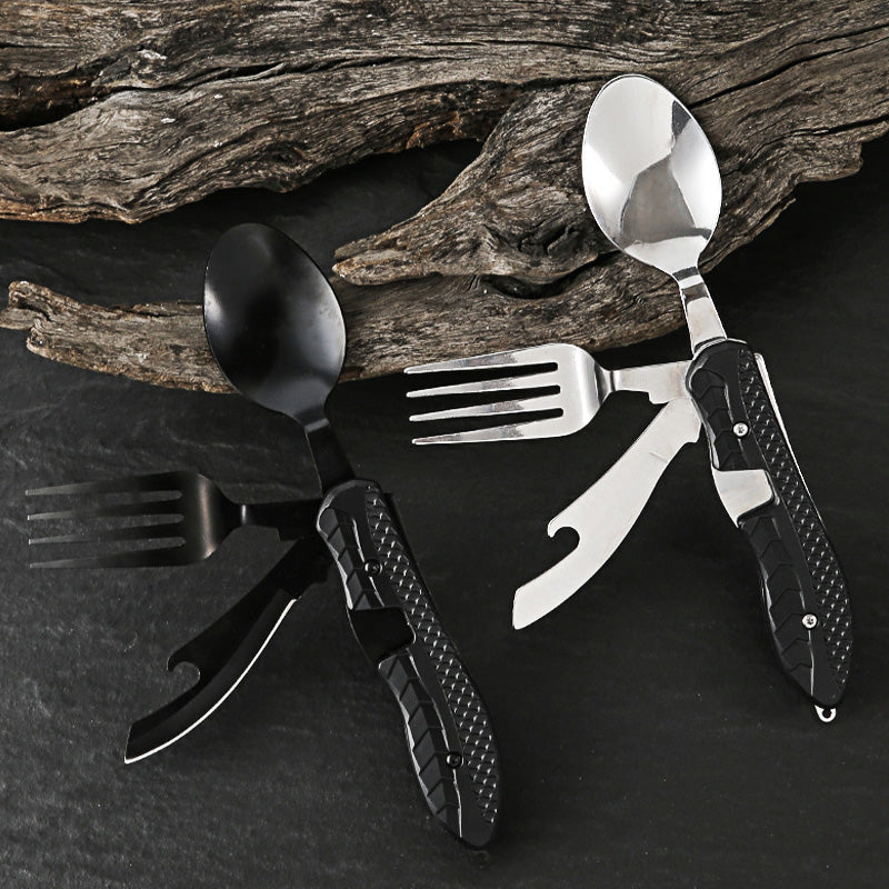 4-In-1 Outdoor Folding Multifunctional Tableware