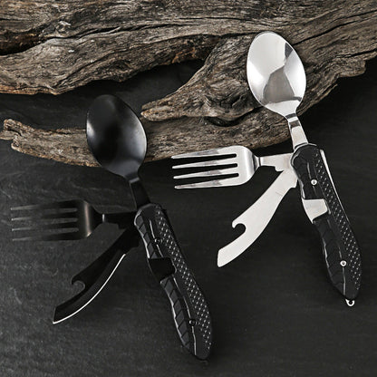 4-In-1 Outdoor Folding Multifunctional Tableware
