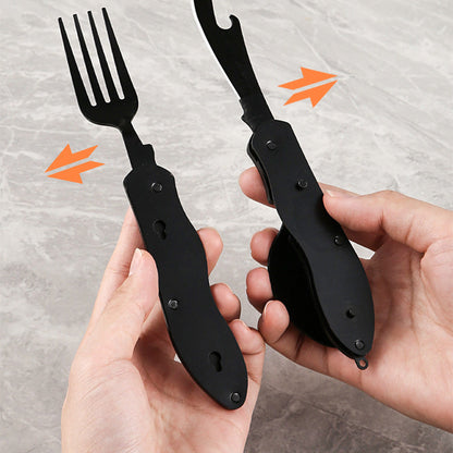 4-In-1 Outdoor Folding Multifunctional Tableware