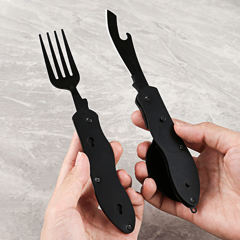 4-In-1 Outdoor Folding Multifunctional Tableware