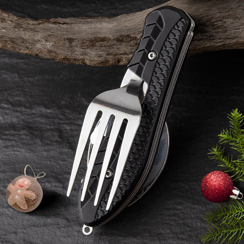 4-In-1 Outdoor Folding Multifunctional Tableware